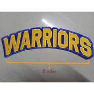 Warriors Embroidered Big Patch