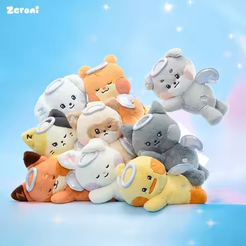 Zeroni Fluffy Wonderland Animal Series Plush Zb1 Cape Plush Pillow Heart-Shaped Ball Star Merchandis