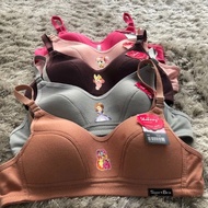 KATUN 6Pcs BH BRA Sport Sports I CUP a I Character I Soft Cotton Material I SIZE 34 36 38 I Real pic