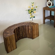 ม้านั่งสตูกลม เก้าอี้สตู ม้านั่งเข้ามุม ม้านั่งกลม ม้านั่งไม้สัก teak stool / round stool/