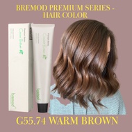 Bremod Premium Series Cocoa Butter Hair Color 100ML G55.74 WARM BROWN
