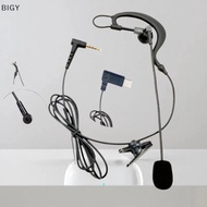 [IBY] 1Pcs Ear Type Referee Earphone 3.5mm/Type-C Interface For V6 Pro+ Motorcycle Helmet Inte [SG]
