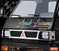 Stiker mobil pick up cutting stiker anak lanang stiker bumper pick up truk l300