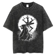 This Print Street Harajuku Graphic Washed Clothing Cotton T-Shirt Courage T-Shirt T-Shirt Summer new