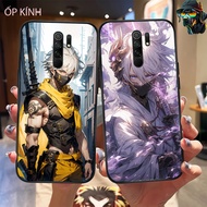 Xiaomi redmi 9 glass phone case with beautiful anime gamer image