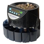 LED Display Coins USD Coin Sorter Counter Professional Electric Automatic Coins Counting Machine for