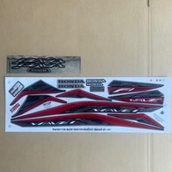Sticker wave 110i Model 29 Year 2019 Honda Color Set Fairing Kit Car Frame Black Gray