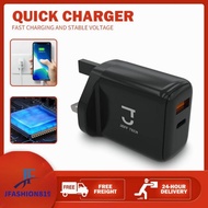 (original) Portable 20W 1 USB/TYPE-C Port  Universal Travel Phone Charger Adapter Wall UK Plug Fast 