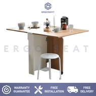 Ergoseat Sturdy Space Saver Fordable Smart Dining Table Foldable - Free Delivery &amp; Easy to assemble
