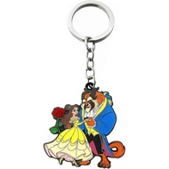 TV Movies Belle Princess Beauty Beast Keychain, Zinc Alloy Keychains for Women and Men, Corlorful S0
