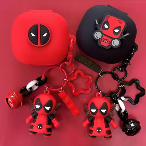 Marvel Deadpool Earphone Case For Anker Soundcore P40i/ R50i/P20i/P25i/Life P3 Silicone Wireless Ear