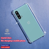OnePlus Nord CE 5G Core Edition EB2101 EB2103 Crystal Clear Jelly Case Air-Guard Corner Soft TPU Fle