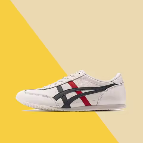 Onitsuka Tiger Machu Racer Classic Sports Shock-Absorbing Lightweight Low-Top Casual Shoes (Unisex) 