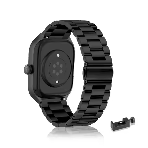 Stainless Steel Bands for Amazfit GTS 4/GTS 4 Mini/GTS 3/GTS 2/GTS 2 Mini/GTS 2E/GTS Band, Three Col