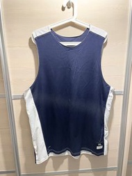 Nike Logo Basketball DRI-FIT Training Jersey Tank Top Navy White Size XL 加大 雙面 籃球 波衫 球衣 背心 深藍 白 ⚠️ 爽