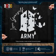 Cutting Stiker BTS Butterfly Army Variasi Motor Mobil Sticker Idol Kpop Aksesoris Laptop Kaca Body