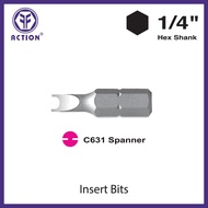 Action C631 Spznner 1/4" Hex Insert Bits