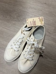 全新無印良品 帆布鞋 小白鞋 27cm