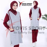 SETELAN OLAHRAGA TUNIK MUSLIMAH WANITA/SETELAH MUSLIMAH YOVIS SPORT