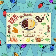 打邊爐聖誕卡 (一包四入, 連信封)