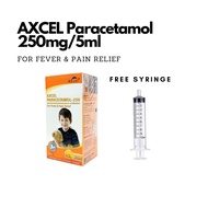 AXCEL Paracetamol 250mg/5ml Suspension 90ml (Orange Flavour)