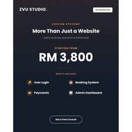 Custom Website System Development Malaysia | Booking Login Payment Web App