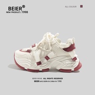 Beier Dad Shoes Thick Sole Sports Casual Womens Footwear Breathable Versatile Street Style Spring Su