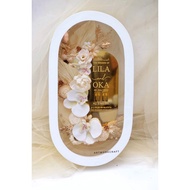 [OVAL STANDING 20 X 40 CM] OVAL Dowry Frame INCLUDES STANDING 20x40 cm Wedding Dowry/ OVAL Frame 20 