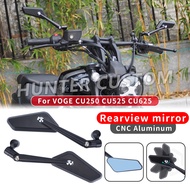 Motorcycle Rearview Mirror For VOGE CU250 CU525 CU625 Long-pole Adjustable Handlebar Rearview Mirror