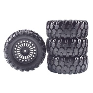 90mm 4pcs Rubber Tires & nylon Wheel Rims For MN128 MN999 MN86 MJX 10208 Universal