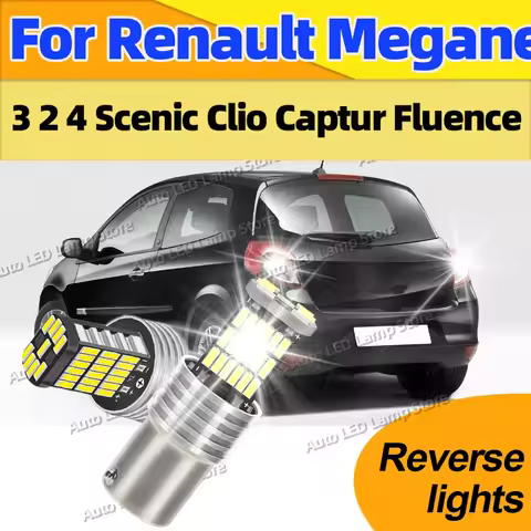 High Quality LED Reverse Light Backup Blubs 1156 45smd 6000K BA15S P21W Lamp For Renault Megane 3 2 
