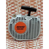 Starter hood senso ms 381 crank 381 recoil starter fan housing chainsaw ms381 magnesium original sen