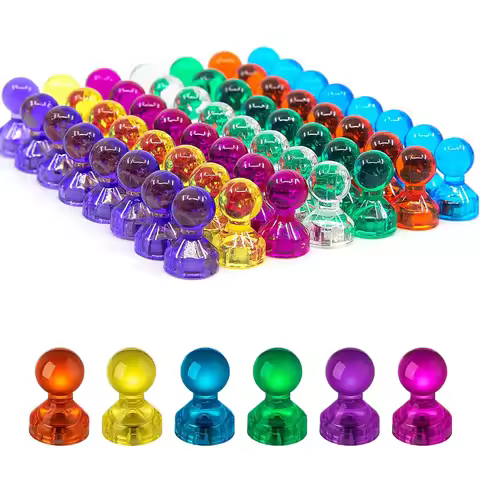 5/10pcs Magnets Push Pin Magnet Refrigerator Whiteboard Thumbtack Fridge Pushpin Clear Map Pushpins 