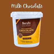 1kg Berlys Gourmet Chocolate Beryls Coklat Cair Beryls Chocolate Compound Liquid Beryls Dark Chocola