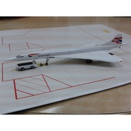 Diecast Airplane - British Airways - Aerospatiale - BAC Concorde 102 rego G-BOAA Gemini Jets 1:400 s
