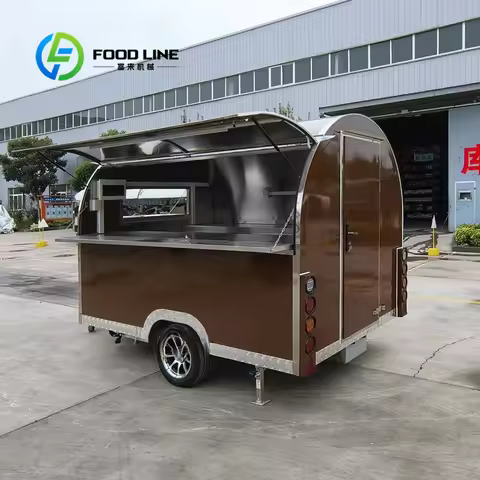 CustomizeBubble Tea Coffee Truck Mobile Bakery Donut Dessert Trailer Small Icecream Lemonade Hot Dog
