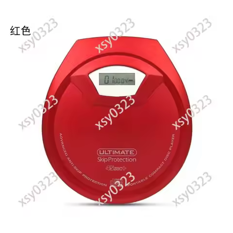 Used Portable Slim CD Player Anti-shock Walkman Music Audio Playback Device