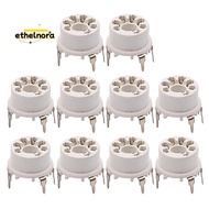 7Pin Plastic Vacuum Tube Socket Valve Base for B&W 6J1 6Z4 6X4 12AE6 6AT6 6BK6 12AV6 6AQ6 6J5 Hifi A