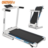OneTwoFit New Foldable 2.5HP Treadmill 0-14km/h Running Walking Machine with Bluetooth 12 Home Gym Exercise Modes