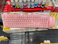 Keyboard and Mouse (NKM628)  - NUBWO หลากหลายสีให้เลือก