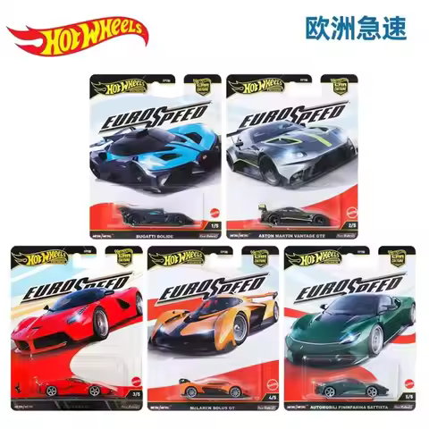 Hot Wheels Cultural Legend Track Set with Ferrari 499p And Porsche 911 Alloy Models - Birthday Gift 