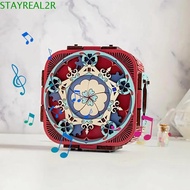 STAYREAL2R 3D Puzzle Music Box, Model Kit City of Sky Music Box Wood Puzzles, Building Blocks Sets C