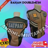 Security Vest | Latest Security Vests | Latest Security Guard Vest | DOUBLEMESH | Brown Security Gua