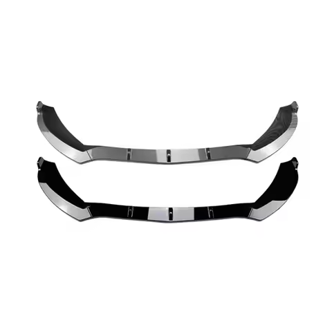 For 2015-2018 Mercedes Benz C W205 C180 C200 C260 Car Front Bumper Lip Chin Spoiler Splitter BodyKit