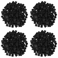 [PIA Store] Selected800Pcs 1 Inch Square Tube End Cap Plastic Plugs Tube End Caps Post Pipe Cap Cove