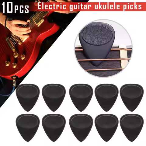 10 Pcs Picks 0.7mm Thickness Accessories Durable for Electric Guitar Bass Ukulele