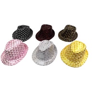 🔥Lowest Price🔥 Sequin Fedora Trilby Hat Colorful Boy Girl