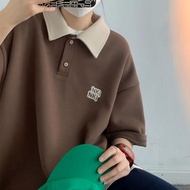 OLO SHIRT JUMBO PREMIUM "NKI" 6XL 5XL 4XL 3XL COLLAR T-SHIRT KOREAN STYLE SIZEBIG 24s Polo T Shirt M