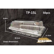 GO-14L / TP-15L (6inch) ±50's Plastic Tray / Disposable Packaging Food Tray / Bekas Makanan