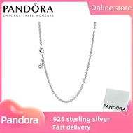 100% Sterling Silver S925 Pound Sterling Silver Necklace PANDORA [590200] Cable Chain